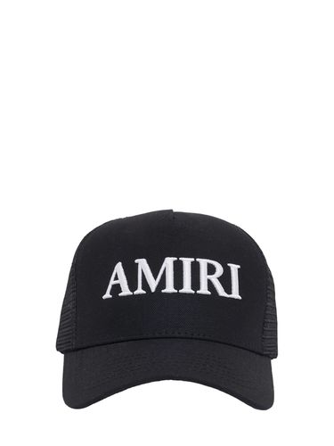 Casquette Trucker En Toile De Coton À Logo - AMIRI - Modalova