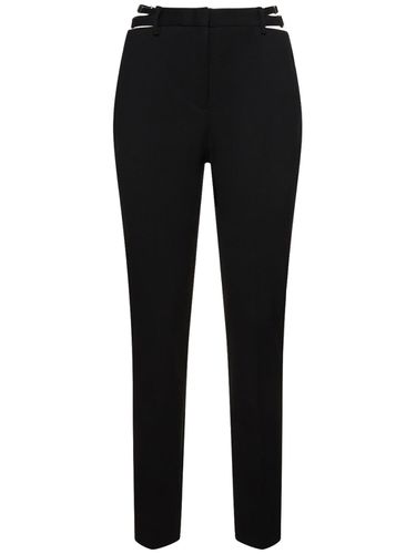 Pantalon Droit En Laine Stretch - DION LEE - Modalova