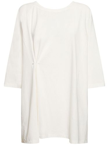 T-shirt En Jersey De Coton - MM6 MAISON MARGIELA - Modalova