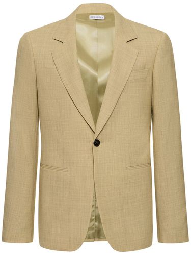 Blazer En Laine À Boutonnage Simple - BURBERRY - Modalova