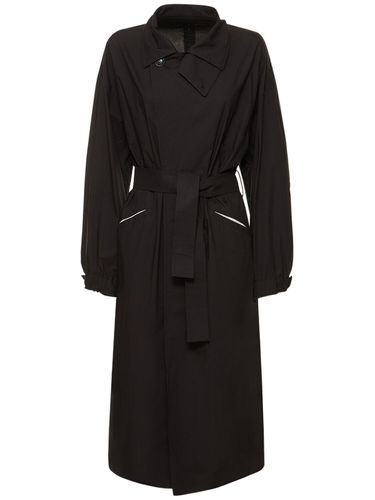 Trench-coat Mi-long En Coton - YOHJI YAMAMOTO - Modalova