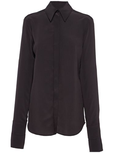 Chemise En Soie Crêpe De Chine Lelia - SPORTMAX - Modalova