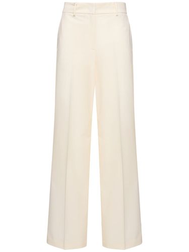 Pantalon En Laine Stretch - MSGM - Modalova