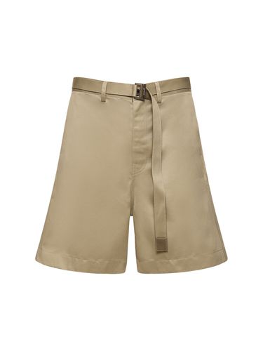 Short Chino En Coton - SACAI - Modalova