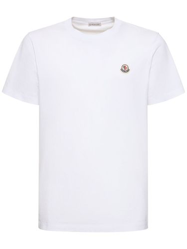 Lot De 3 T-shirts En Jersey De Coton À Logo - MONCLER - Modalova