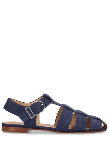 Sandales En Denim Lynn 10 Mm - GABRIELA HEARST - Modalova