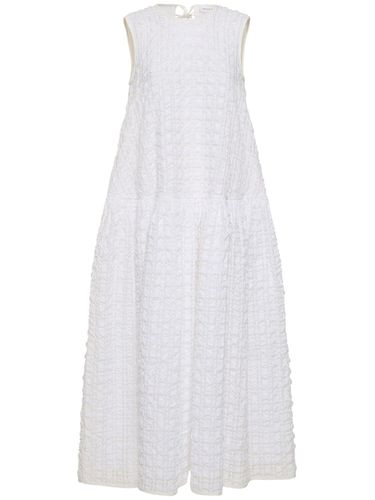 Robe Midi En Seersucker À Carreaux Anna Karin - CECILIE BAHNSEN - Modalova