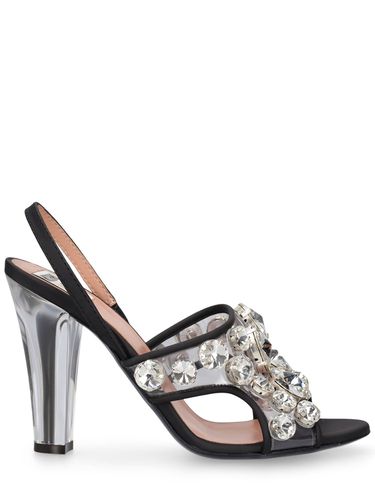 Sandales En Pvc Et Cristaux 100 Mm - MOSCHINO - Modalova