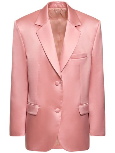 Blazer En Satin De Soie À Boutonnage Simple - MAGDA BUTRYM - Modalova