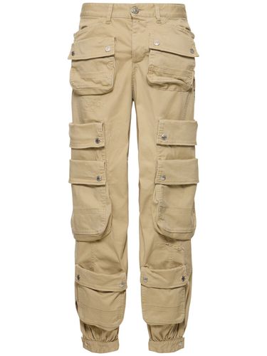 Pantalon Cargo En Drill De Coton Taille Mi-haute - DSQUARED2 - Modalova