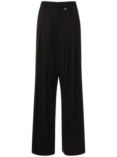 Pantalon Ample En Laine Stretch - GIUSEPPE DI MORABITO - Modalova