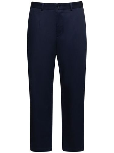 Pantalon Chino Ample En Gabardine De Coton - DOLCE & GABBANA - Modalova