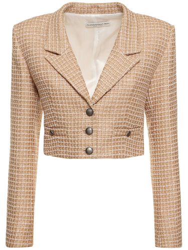 Veste Boxy Courte En Tweed À Sequins - ALESSANDRA RICH - Modalova