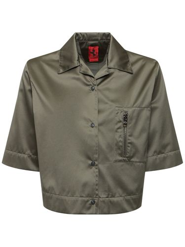 Chemise Courte En Nylon À Manches Courtes - FERRARI - Modalova