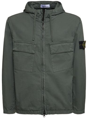 Veste Zippée À Capuche Supima - STONE ISLAND - Modalova