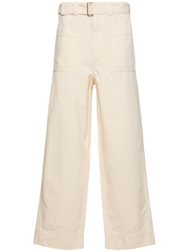 Pantalon Ample En Coton Et Lin Vagabond - SOEUR - Modalova