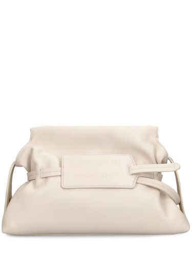 Pochette Zippée En Cuir - OFF-WHITE - Modalova