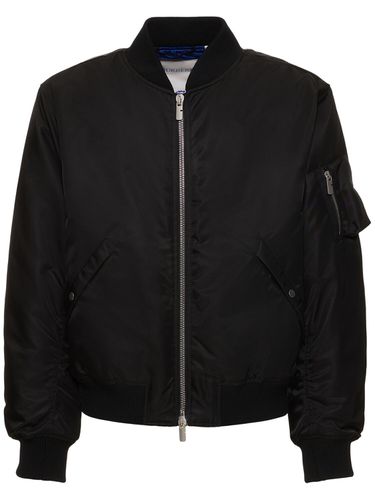 Veste Bomber En Nylon - BURBERRY - Modalova