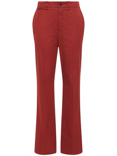 Pantalon En Sergé De Coton - SAINT LAURENT - Modalova