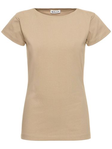 T-shirt En Jersey De Coton - BALLY - Modalova