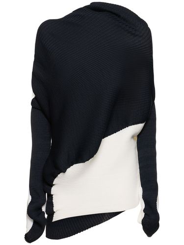 Haut Col Roulé En Jersey De Satin Manches Longues - ISSEY MIYAKE - Modalova