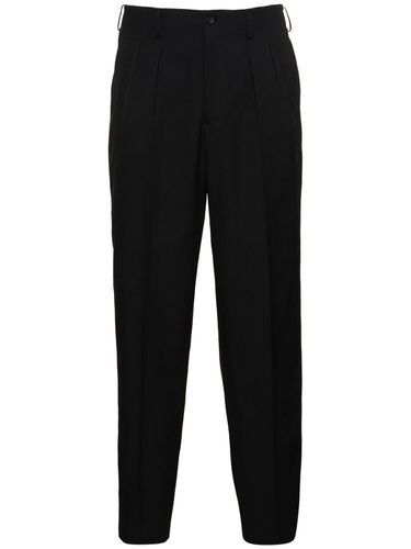 Pantalon En Gabardine De Laine Z-2 - YOHJI YAMAMOTO - Modalova