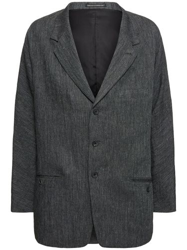 Veste En Gabardine W-raglan - YOHJI YAMAMOTO - Modalova