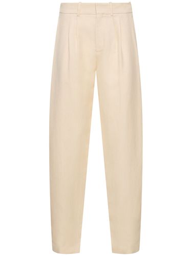 Pantalon Plissé En Lin Et Soie - RALPH LAUREN COLLECTION - Modalova