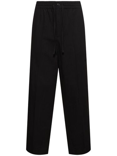 Pantalon Cargo En Coton Et Lin - KENZO PARIS - Modalova