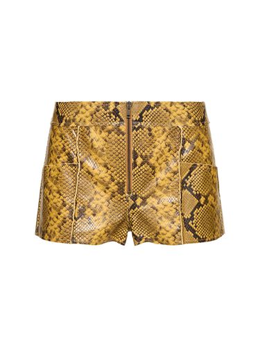 Short En Cuir Imprimé Cadelia - ISABEL MARANT - Modalova