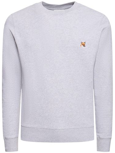 Sweat-shirt Regular Avec Patch Tête De Renard - MAISON KITSUNÉ - Modalova