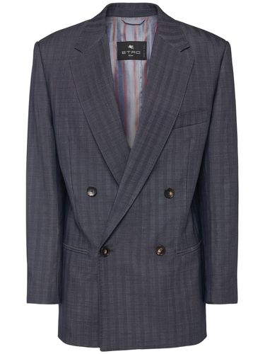 Veste En Laine À Double Boutonnage - ETRO - Modalova