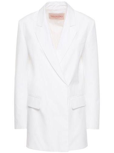 Veste En Coton À Boutonnage Simple - VALENTINO - Modalova