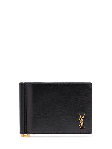 Portefeuille En Cuir Ysl - SAINT LAURENT - Modalova