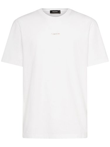 T-shirt Regular Fit À Logo - DSQUARED2 - Modalova