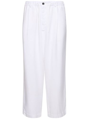 Pantalon À Taille Élastique En Lyocell - GIORGIO ARMANI - Modalova