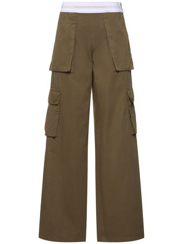 Pantalon Cargo En Coton Taille Mi-haute - ALEXANDER WANG - Modalova