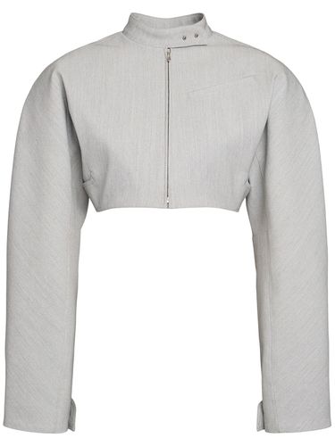 Veste Courte En Coton Mélangé La Veste Cabrio - JACQUEMUS - Modalova