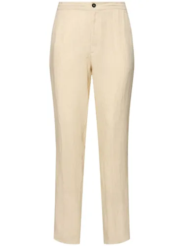 Pantalon En Lin Pur - ZEGNA - Modalova