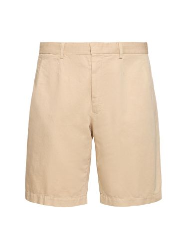 Short Chino En Lin Et Coton Summer - ZEGNA - Modalova