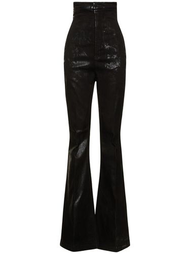 Pantalon Évasé En Coton Ciré Dirty Bolan - RICK OWENS - Modalova