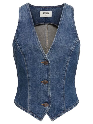 Veste Sans Manches En Denim De Coton Heller - AGOLDE - Modalova