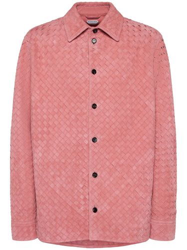 Chemise En Cuir Intrecciato - BOTTEGA VENETA - Modalova