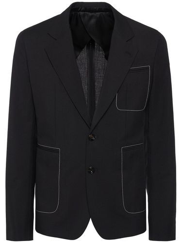 Blazer En Coton Et Mohair - ALEXANDER MCQUEEN - Modalova