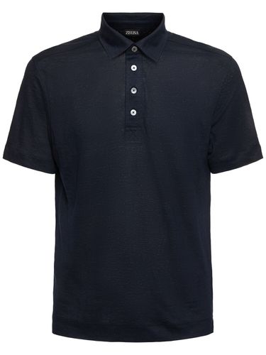 Polo En Lin Pur - ZEGNA - Modalova