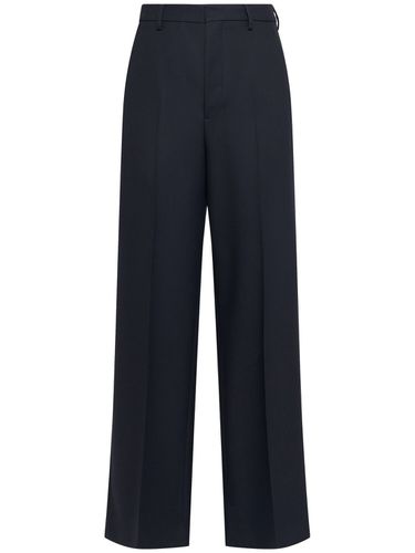 Pantalon Ample En Gabardine De Laine - AMI PARIS - Modalova