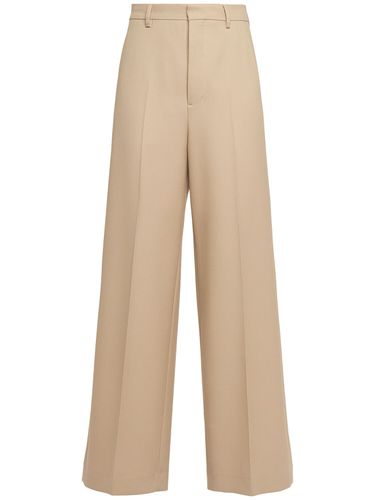 Pantalon Ample En Gabardine De Laine - AMI PARIS - Modalova