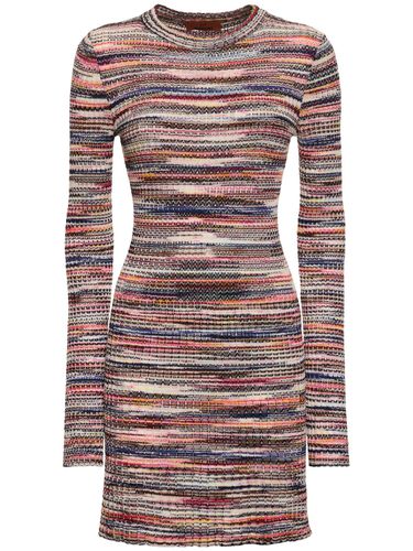 Robe Courte En Maille De Viscose Et Laine - MISSONI - Modalova