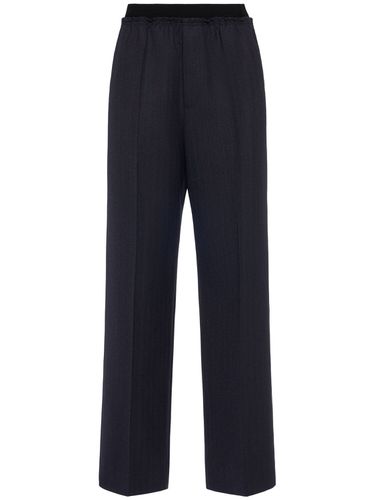 Pantalon En Laine À Rayures - BOTTEGA VENETA - Modalova