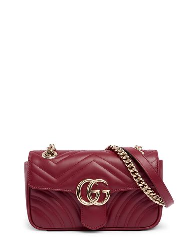 Sac Porté Épaule En Cuir Gg Marmont - GUCCI - Modalova